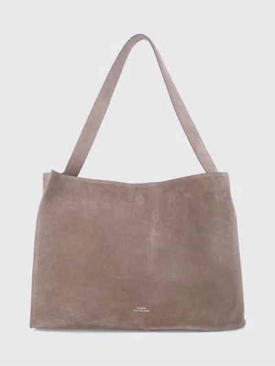 Studio Nicholson Reflection Suede Tote Shoulder Bag In Pink