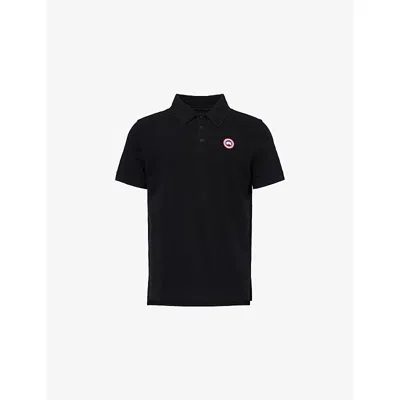 Canada Goose Lanvin Grey Embroidered Logo Cotton Sweatshirt In Black