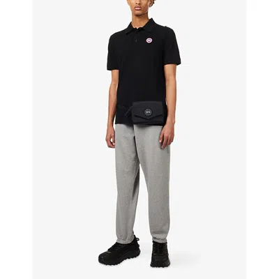 Canada Goose Lanvin Grey Embroidered Logo Cotton Sweatshirt In Black