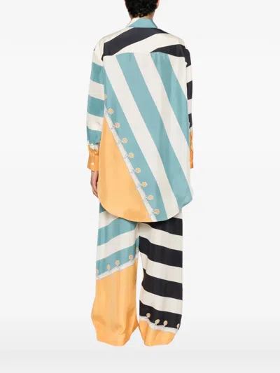 Loewe Silk Printed Shirt In Multi