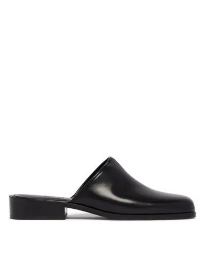 Studio Nicholson Black Barlow Slip-on Loafers In Black