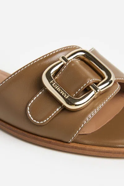 Flattered Mimi Leather Slide In Brown