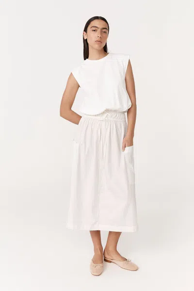 Rowie The Label Jessica Organic Midi Dress In Multi