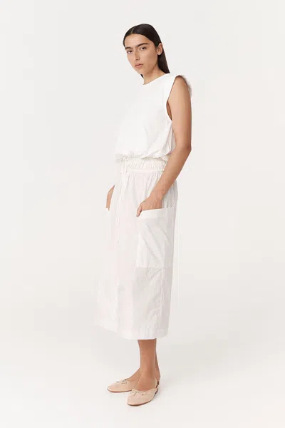 Rowie The Label Jessica Organic Midi Dress In Multi
