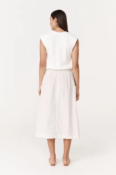 Rowie The Label Jessica Organic Midi Dress In Multi
