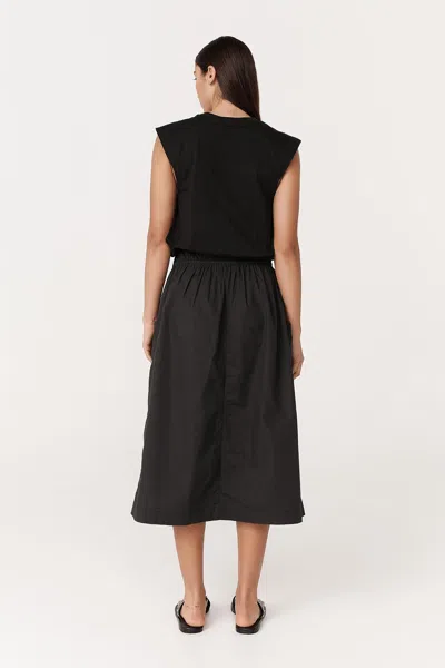 Rowie The Label Jessica Organic Midi Dress In Multi