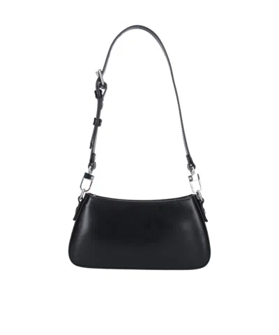 Vivienne Westwood Tasha Shoulder Phone Bag Faux Leather Black-3d-orb