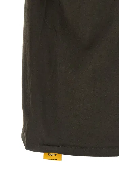 Gallery Dept. Logo-print Washed-effect T-shirt In Green