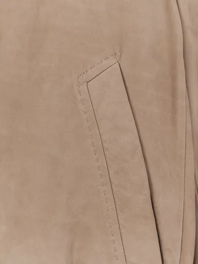 Hugo Boss Blazer Jacket Elasticated Cuffs Hem Pockets In Neutral
