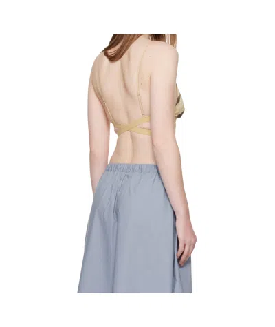 Baserange Thin-strapped Bra In Multi