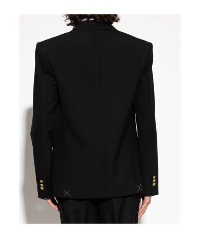 Balmain Long Sleeve Blazer In Black
