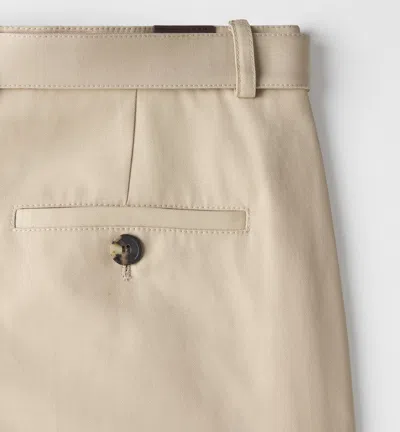 Dior Belted Flared Pants In Brown