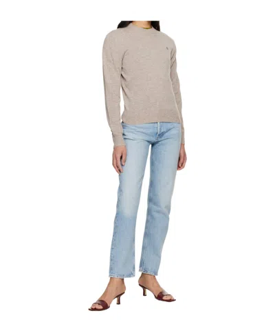 Agolde 90's Pinch Waist Long Frayed High-rise Straight-leg Jeans In Blue