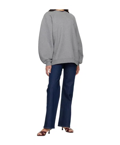 Agolde Valma Sweatshirt In Gray