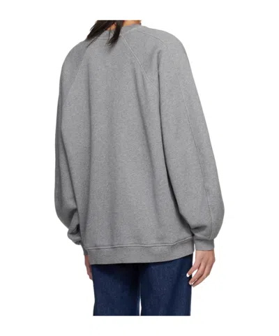 Agolde Valma Sweatshirt In Gray
