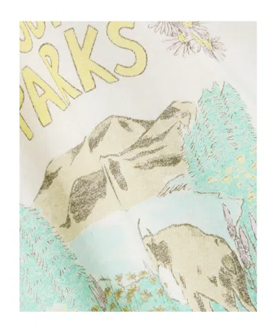 Re/done Printed T-shirt In White