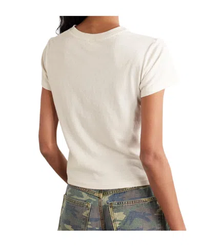 Re/done Printed T-shirt In White
