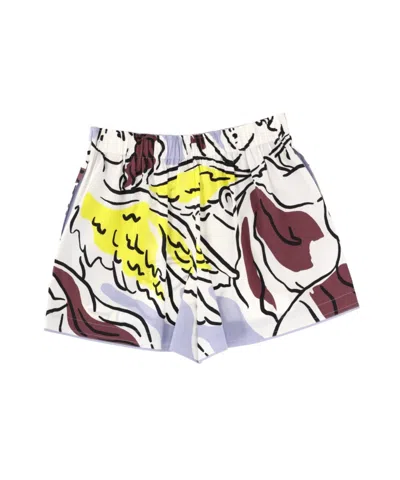 Tory Burch Graphic Print Shorts Contemporary Style In Multi