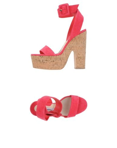 Brian Atwood Sandals In Coral