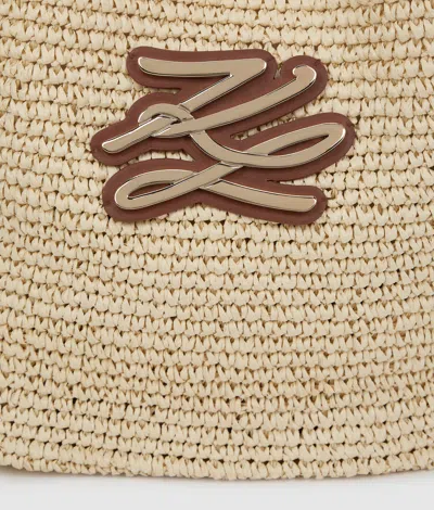 Karl Lagerfeld K/autograph Beach Bag In Brown
