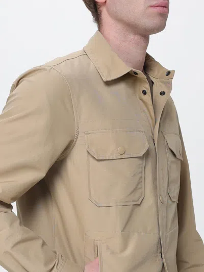 Woolrich Buttoned Pocket Jacket In Nude