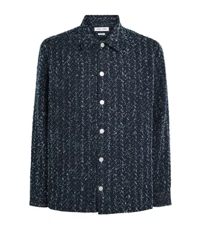Samsoe & Samsoe Samsoe Samsoe Sacastor X Denim Overshirt In Blue