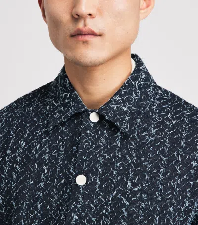 Samsoe & Samsoe Samsoe Samsoe Sacastor X Denim Overshirt In Blue