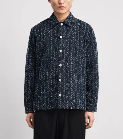 Samsoe & Samsoe Samsoe Samsoe Sacastor X Denim Overshirt In Blue