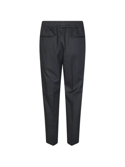 Be Able Double-pleat Elasticated Trousers In Black
