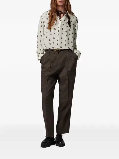 Paul Smith Strawberry Patterned Blouse In Neutral