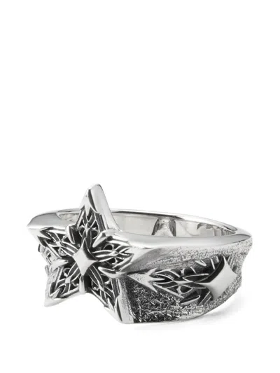 Emanuele Bicocchi Star Stella Ring In Silver
