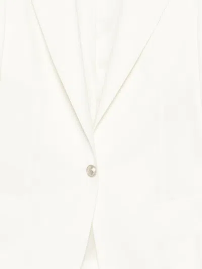 Tagliatore Single-breasted Peak-lapel Suit In White