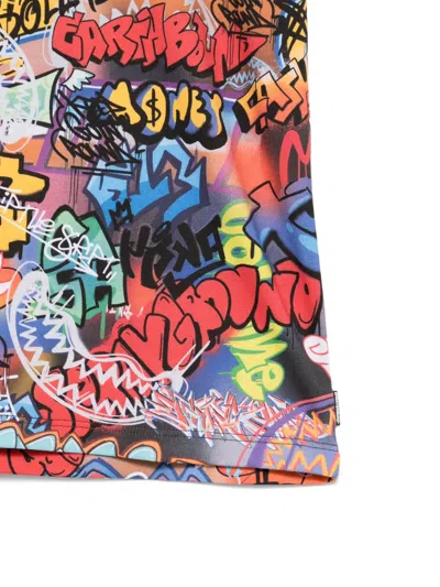Sprayground Kid Graffiti-print T-shirt In Multi
