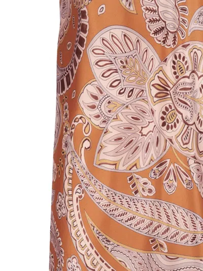 Antonelli Paisley-pattern Silk Maxi Dress In Multi