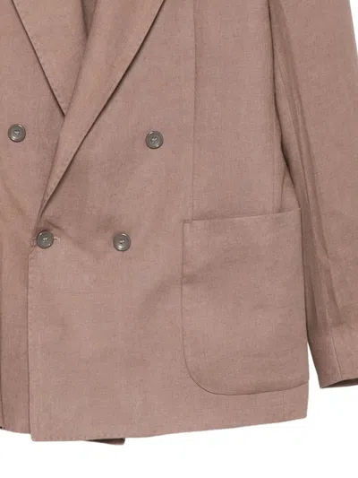 Marsēm Double-breasted Jacket In Pink