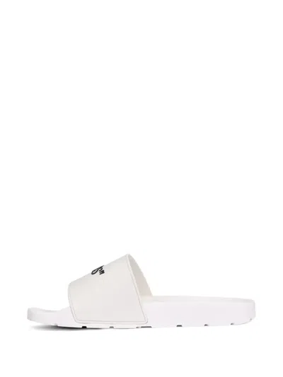 Off-white Logo Slides In White