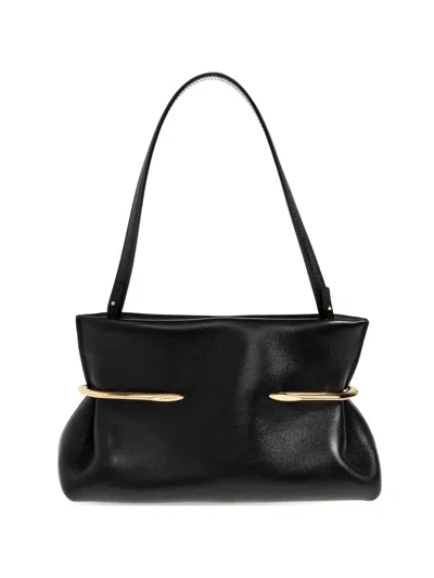 Givenchy Pinch Squeezed Horizontal Tote Bag In Nappa Leather In Black