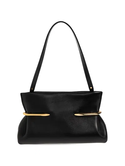 Givenchy Pinch Squeezed Horizontal Tote Bag In Nappa Leather In Black