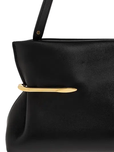Givenchy Pinch Squeezed Horizontal Tote Bag In Nappa Leather In Black