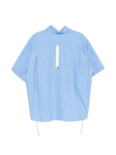 Litkovska Drawstring Shirt In Blue