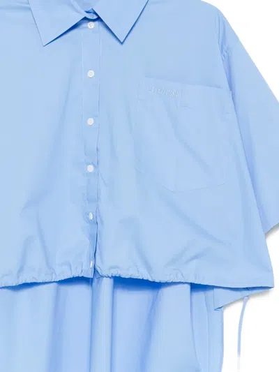 Litkovska Drawstring Shirt In Blue
