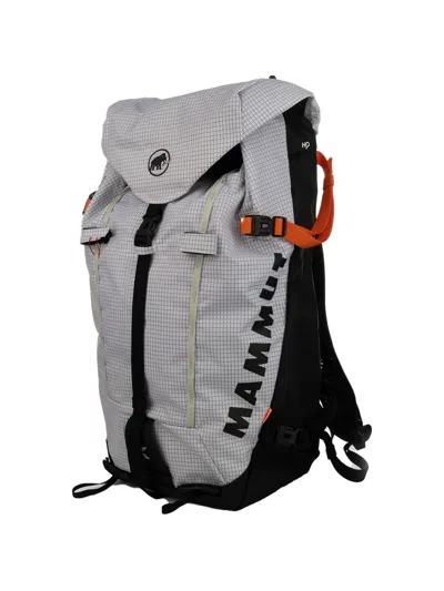 Mammut Trion 38 Grid-pattern Logo-patch Backpack In Gray