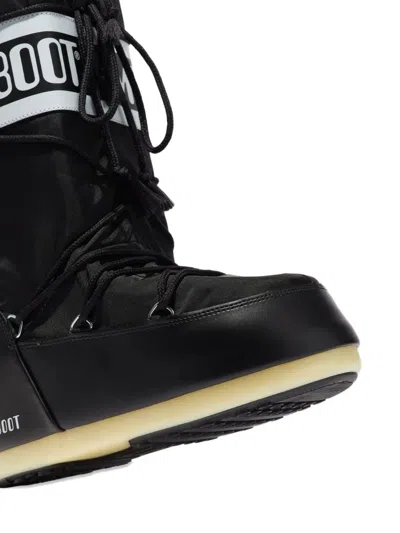 Moon Boot Icon High Nylon Boots In Black