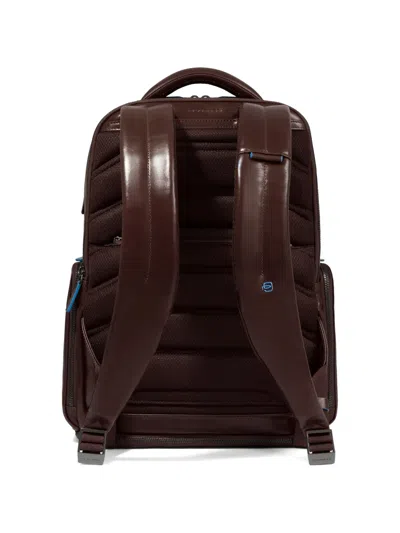 Piquadro Multi-pocket Laptop Backpack In Brown