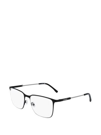 Lacoste Rectangle-frame Glasses In Black