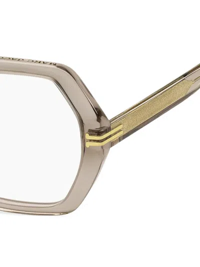 Marc Jacobs Geometric-frame Glasses In Neutral