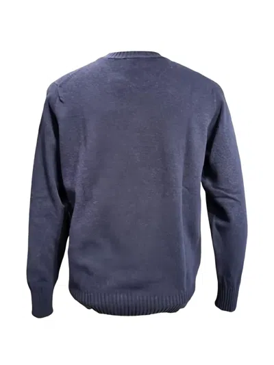 Jurta Slogan-embroidered Sweater In Blue