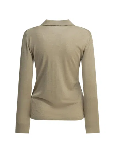 Max Mara Button-up Collared Cardigan In Neutral