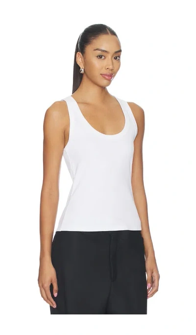 Veronica Beard Birke Tank Top In White