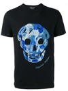 ALEXANDER MCQUEEN embroidered skull T-shirt,453151QIZ9711848692